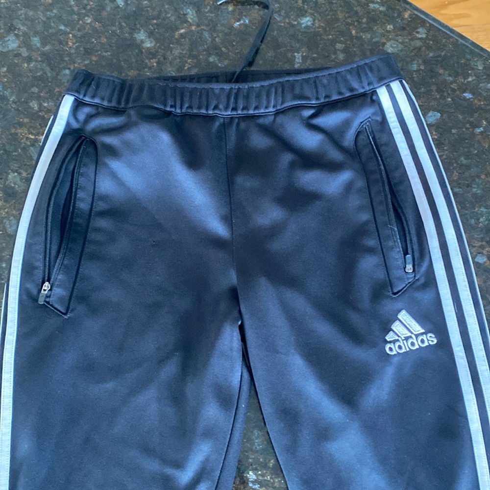 Adidas Black 3S Track Pants for men: climacool